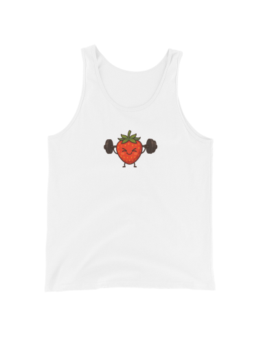 Camiseta sin manga unisex Fresa Workfit