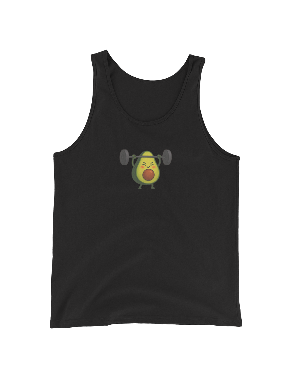 Camiseta sin manga unisex Aguacate Workfit