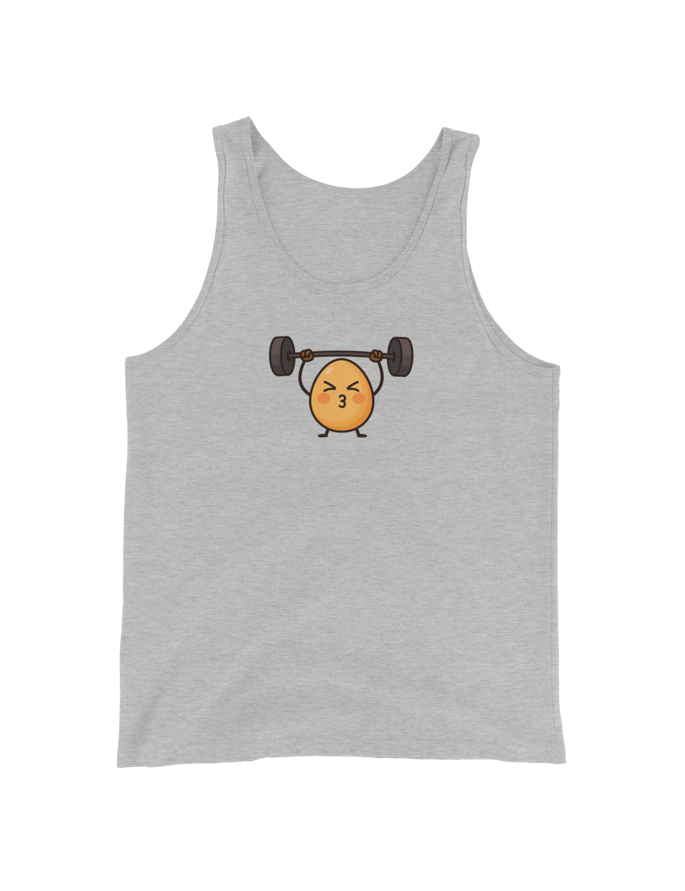 Camiseta sin manga unisex Egg Workfit