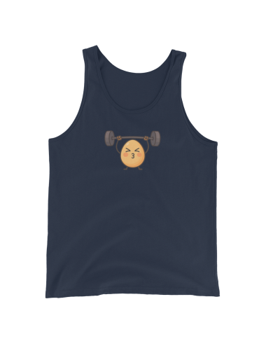 Camiseta sin manga unisex Egg Workfit