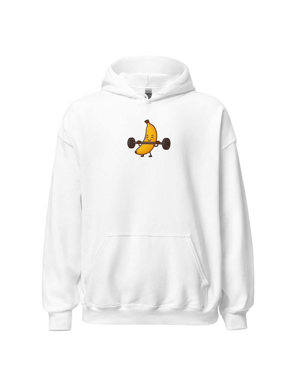 Sudadera con capucha unisex banana Workfit